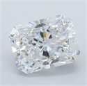 Diamante Natural 3.01 quilates, Radiante , Color E, claridad SI1 y certificado GIA