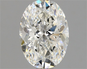 Picture of Natural Diamond 0.90 Carats, Oval with  Cut, H Color, SI1 Clarity and Certified by GIA