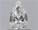 Natural Diamond 0.40 Carats, Pear with  Cut, E Color, VVS2 Clarity and Certified by GIA