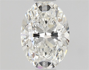 Foto Diamante Natural 0.53 quilates, Ovalado , Color F, claridad VVS1 y certificado GIA de