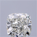 Natural Diamond 0.90 Carats, Cushion with  Cut, I Color, IF Clarity and Certified by GIA
