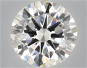 Lab Grown Diamond 6.02 Carats, Round with Excellent Cut, E Color, VVS2 Clarity and Certified by IGI
