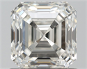 Natural Diamond 0.97 Carats, Asscher with  Cut, I Color, VVS1 Clarity and Certified by IGI