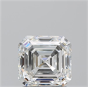 Natural Diamond 1.70 Carats, Asscher with  Cut, G Color, VVS2 Clarity and Certified by GIA