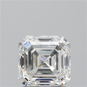 Picture of Natural Diamond 1.70 Carats, Asscher with  Cut, G Color, VVS2 Clarity and Certified by GIA