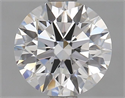 Lab Grown Diamond 1.07 Carats, Round with Ideal Cut, D Color, VVS2 Clarity and Certified by IGI