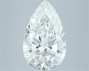 Picture of Natural Diamond 4.02 Carats, Pear with  Cut, G Color, SI1 Clarity and Certified by IGI