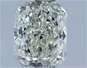 Natural Diamond 1.00 Carats, Radiant with  Cut, L Color, SI2 Clarity and Certified by GIA