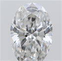 Diamante Natural 0.52 quilates, Ovalado , Color H, claridad VVS1 y certificado GIA