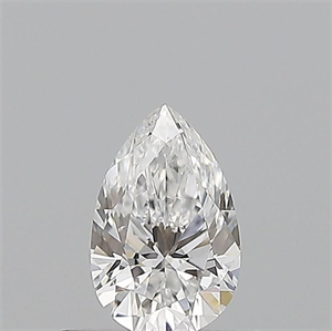 Picture of Natural Diamond 0.50 Carats, Pear with  Cut, D Color, VS2 Clarity and Certified by GIA