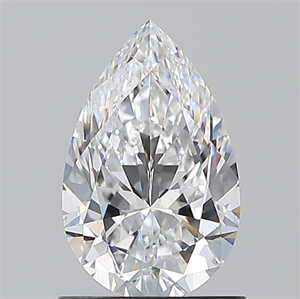 Picture of Natural Diamond 1.01 Carats, Pear with  Cut, D Color, VVS1 Clarity and Certified by GIA