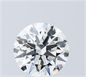Lab Grown Diamond 1.05 Carats, Round with Ideal Cut, D Color, VVS2 Clarity and Certified by IGI