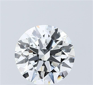 Picture of Lab Grown Diamond 1.05 Carats, Round with Ideal Cut, D Color, VVS2 Clarity and Certified by IGI