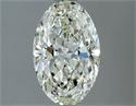 Diamante Natural 1.45 quilates, Ovalado , Color J, claridad VVS2 y certificado IGI