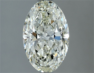 Foto Diamante Natural 1.45 quilates, Ovalado , Color J, claridad VVS2 y certificado IGI de