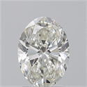 Natural Diamond 1.50 Carats, Oval with  Cut, J Color, SI1 Clarity and Certified by GIA