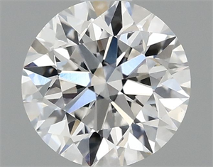 Picture of Lab Grown Diamond 1.08 Carats, Round with Excellent Cut, E Color, VVS2 Clarity and Certified by IGI