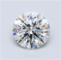 Diamante Natural 1.01 quilates, Redondo , Color I, claridad VVS2 y certificado GIA