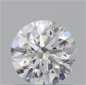Natural Diamond 0.80 Carats, Round with Excellent Cut, F Color, VS2 Clarity and Certified by GIA