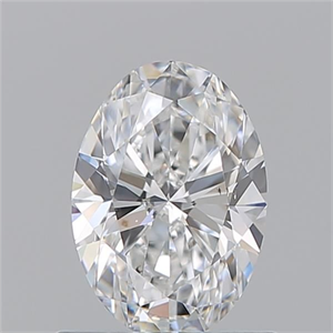 Picture of Natural Diamond 0.90 Carats, Oval with  Cut, E Color, SI1 Clarity and Certified by GIA