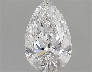 Picture of Natural Diamond 0.60 Carats, Pear with  Cut, D Color, SI2 Clarity and Certified by GIA