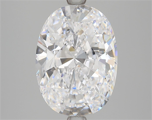 Picture of Natural Diamond 5.01 Carats, Oval with  Cut, D Color, IF Clarity and Certified by GIA
