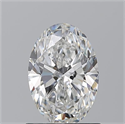 Natural Diamond 1.06 Carats, Oval with  Cut, E Color, VS2 Clarity and Certified by GIA