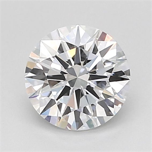 Picture of Lab Grown Diamond 1.03 Carats, Round with Ideal Cut, D Color, VVS2 Clarity and Certified by IGI