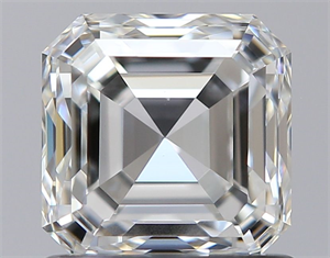 Picture of Natural Diamond 1.02 Carats, Asscher with  Cut, G Color, VS1 Clarity and Certified by GIA