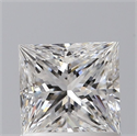 Natural Diamond 1.00 Carats, Princess with  Cut, E Color, VS2 Clarity and Certified by GIA