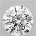 Lab Grown Diamond 1.05 Carats, Round with Ideal Cut, D Color, VVS2 Clarity and Certified by IGI