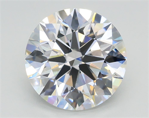 Picture of Lab Grown Diamond 3.02 Carats, Round with Excellent Cut, F Color, VVS2 Clarity and Certified by GIA