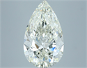 Natural Diamond 5.01 Carats, Pear with  Cut, J Color, SI1 Clarity and Certified by IGI