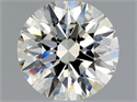 Diamante Natural 1.12 quilates, Redondo , Color K, claridad IF y certificado GIA