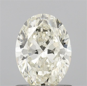 Picture of Natural Diamond 0.80 Carats, Oval with  Cut, K Color, VVS1 Clarity and Certified by IGI