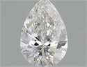Diamante Natural 0.74 quilates, De pera , Color E, claridad VVS1 y certificado GIA
