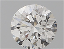 Natural Diamond 0.52 Carats, Round with Excellent Cut, F Color, VS2 Clarity and Certified by GIA
