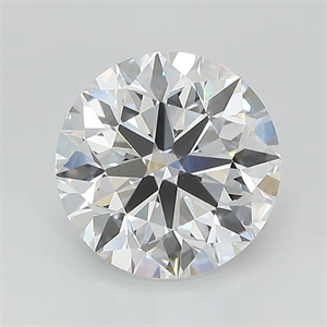 Picture of Lab Grown Diamond 1.34 Carats, Round with Ideal Cut, D Color, VS1 Clarity and Certified by IGI