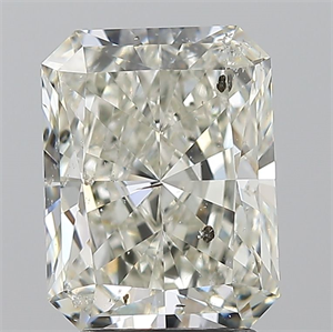 Picture of Natural Diamond 3.01 Carats, Radiant with  Cut, K Color, SI2 Clarity and Certified by GIA