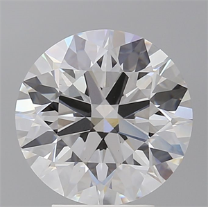 Picture of Lab Grown Diamond 4.10 Carats, Round with Ideal Cut, E Color, VS1 Clarity and Certified by IGI