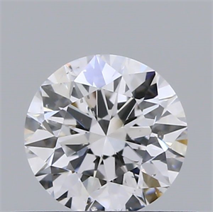 Picture of Natural Diamond 0.40 Carats, Round with Excellent Cut, D Color, SI2 Clarity and Certified by GIA