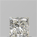 Diamante Natural 0.70 quilates, Princesa , Color J, claridad VS1 y certificado GIA