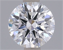 Lab Grown Diamond 1.01 Carats, Round with Ideal Cut, D Color, VVS2 Clarity and Certified by IGI