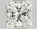 Diamante Natural 0.56 quilates, Princesa , Color I, claridad VS1 y certificado GIA