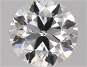 Natural Diamond 0.70 Carats, Round with Very Good Cut, E Color, SI2 Clarity and Certified by GIA