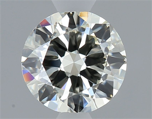 Picture of Natural Diamond 0.70 Carats, Round with Excellent Cut, J Color, VS1 Clarity and Certified by IGI