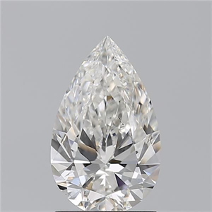 Picture of Natural Diamond 1.50 Carats, Pear with  Cut, G Color, SI1 Clarity and Certified by GIA