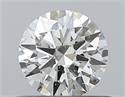 Diamante Natural 0.50 quilates, Redondo , Color F, claridad SI1 y certificado GIA