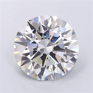 Picture of Lab Grown Diamond 4.02 Carats, Round with Ideal Cut, D Color, VVS1 Clarity and Certified by IGI