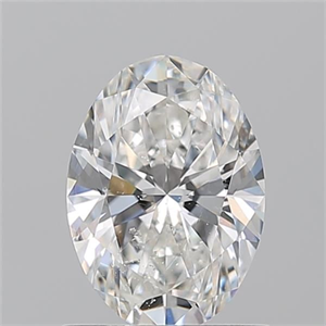 Picture of Natural Diamond 1.01 Carats, Oval with  Cut, F Color, SI2 Clarity and Certified by GIA